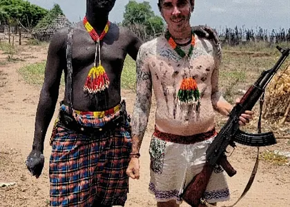 Dakota with the Karo tribe in Ethiopia in 2024