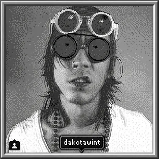 pixel portrait of Dakota Wint