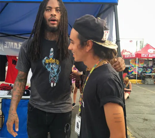 warped tour booth